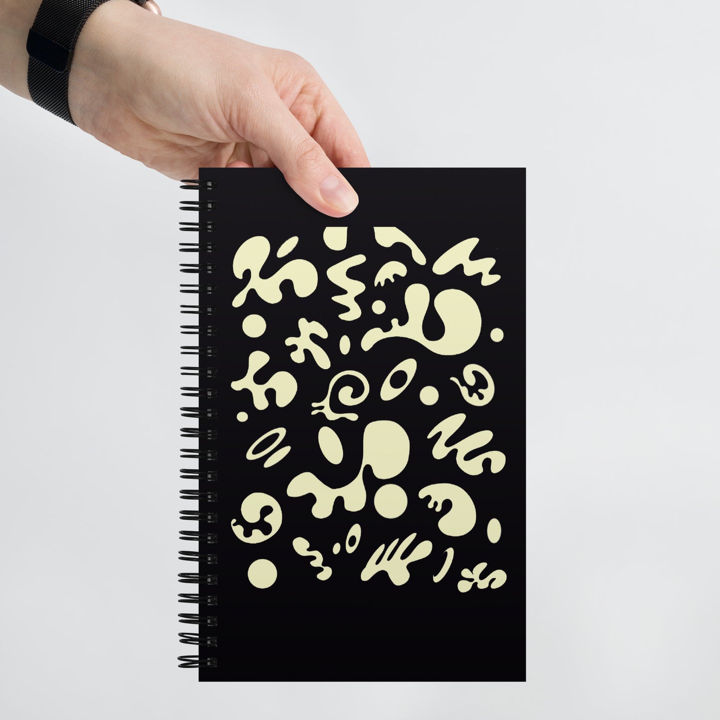 BRIGHT FUTURE SPRIAL NOTEBOOK (DOTTED) - Smoke Black