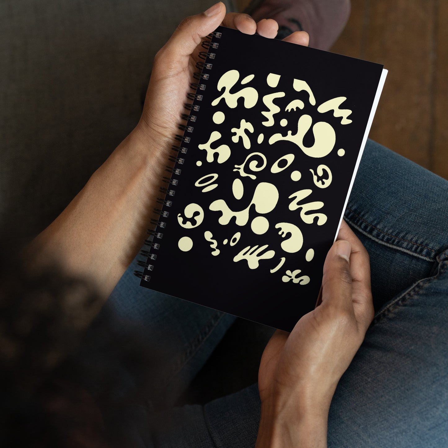 BRIGHT FUTURE SPRIAL NOTEBOOK (DOTTED) - Smoke Black