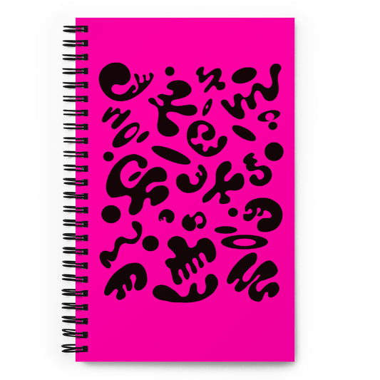 BRIGHT FUTURE SPRIAL NOTEBOOK (DOTTED) - Pink Matter