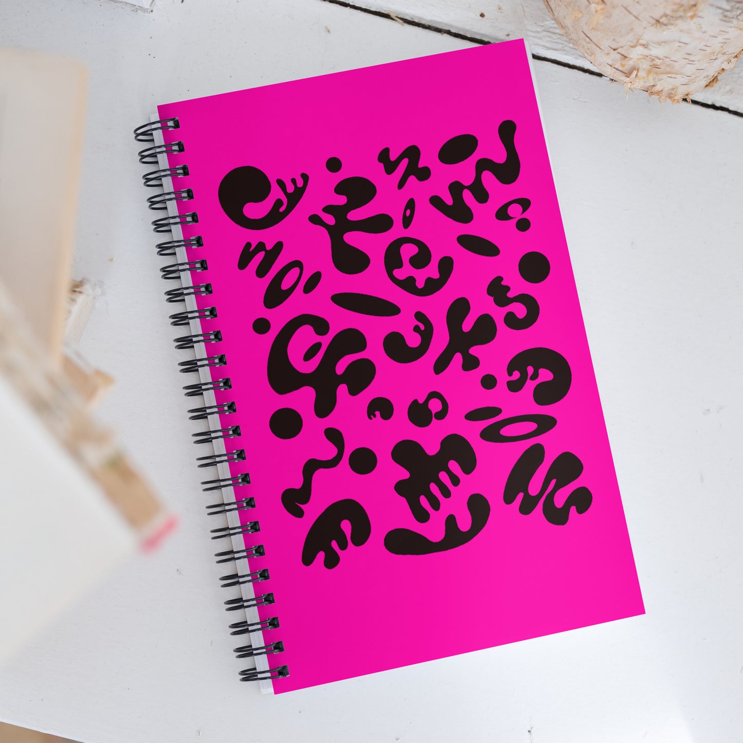 BRIGHT FUTURE SPRIAL NOTEBOOK (DOTTED) - Pink Matter