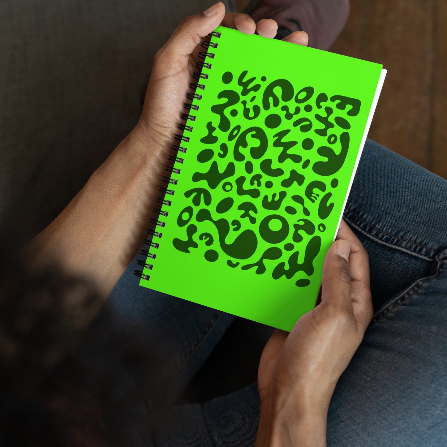 BRIGHT FUTURE SPRIAL NOTEBOOK (DOTTED) - Green Eyes