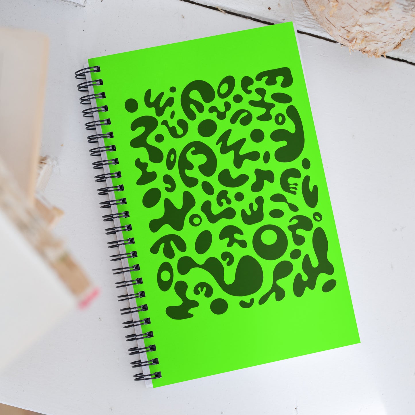 BRIGHT FUTURE SPRIAL NOTEBOOK (DOTTED) - Green Eyes