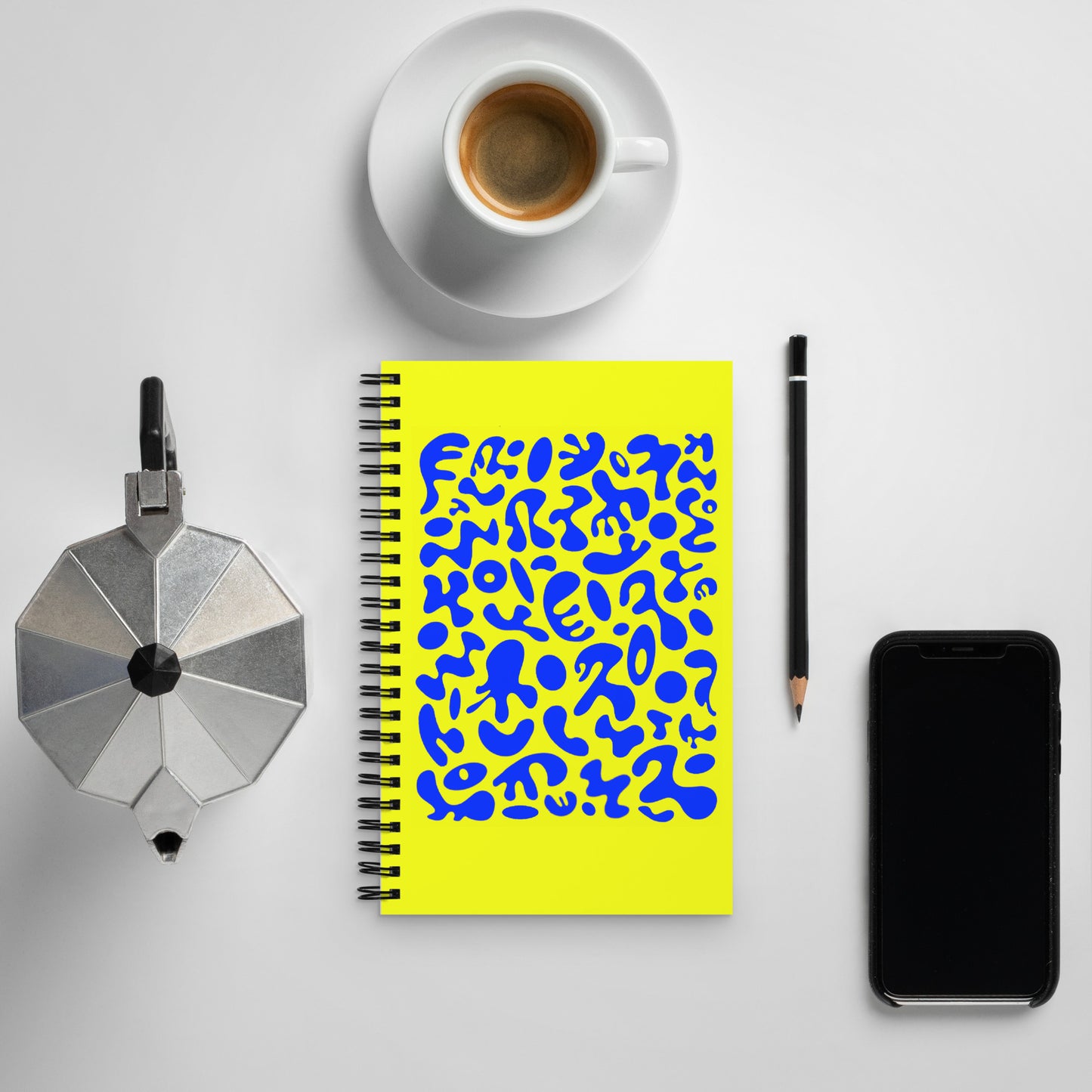 BRIGHT FUTURE SPRIAL NOTEBOOK (DOTTED) - Lemonade