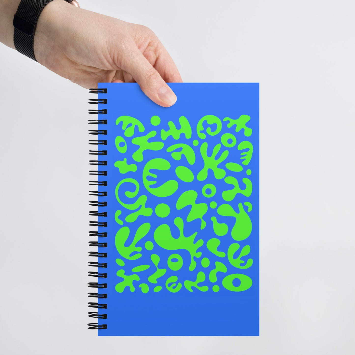 BRIGHT FUTURE SPRIAL NOTEBOOK (DOTTED) - Blue & Green