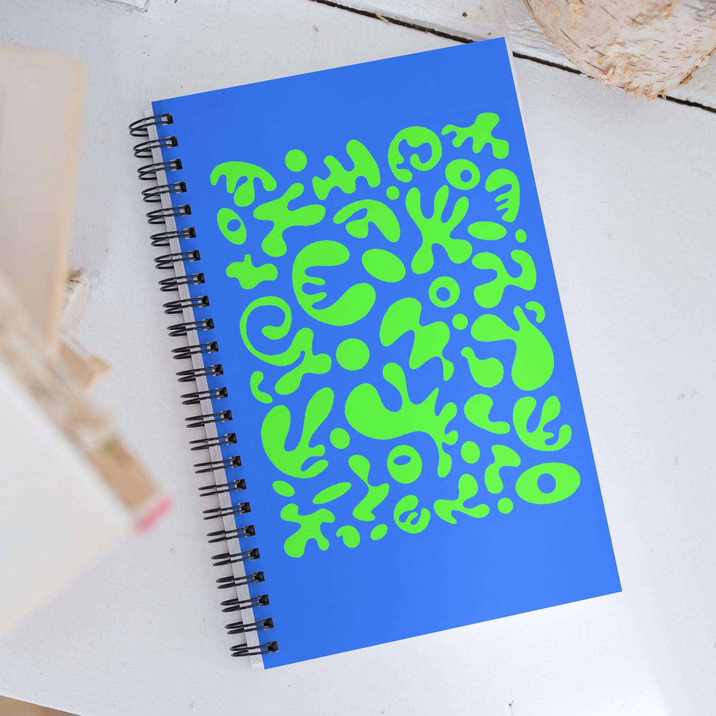 BRIGHT FUTURE SPRIAL NOTEBOOK (DOTTED) - Blue & Green