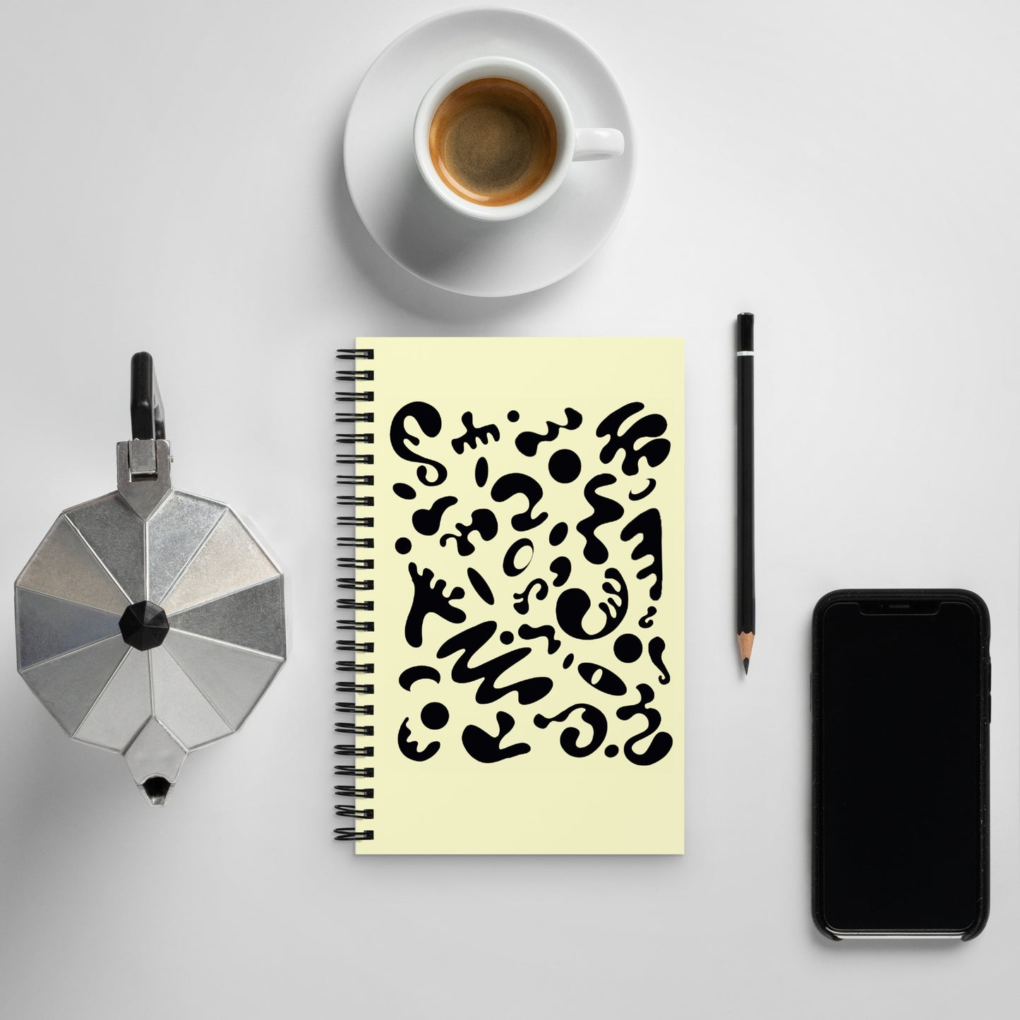 BRIGHT FUTURE SPRIAL NOTEBOOK (DOTTED) - Warm White