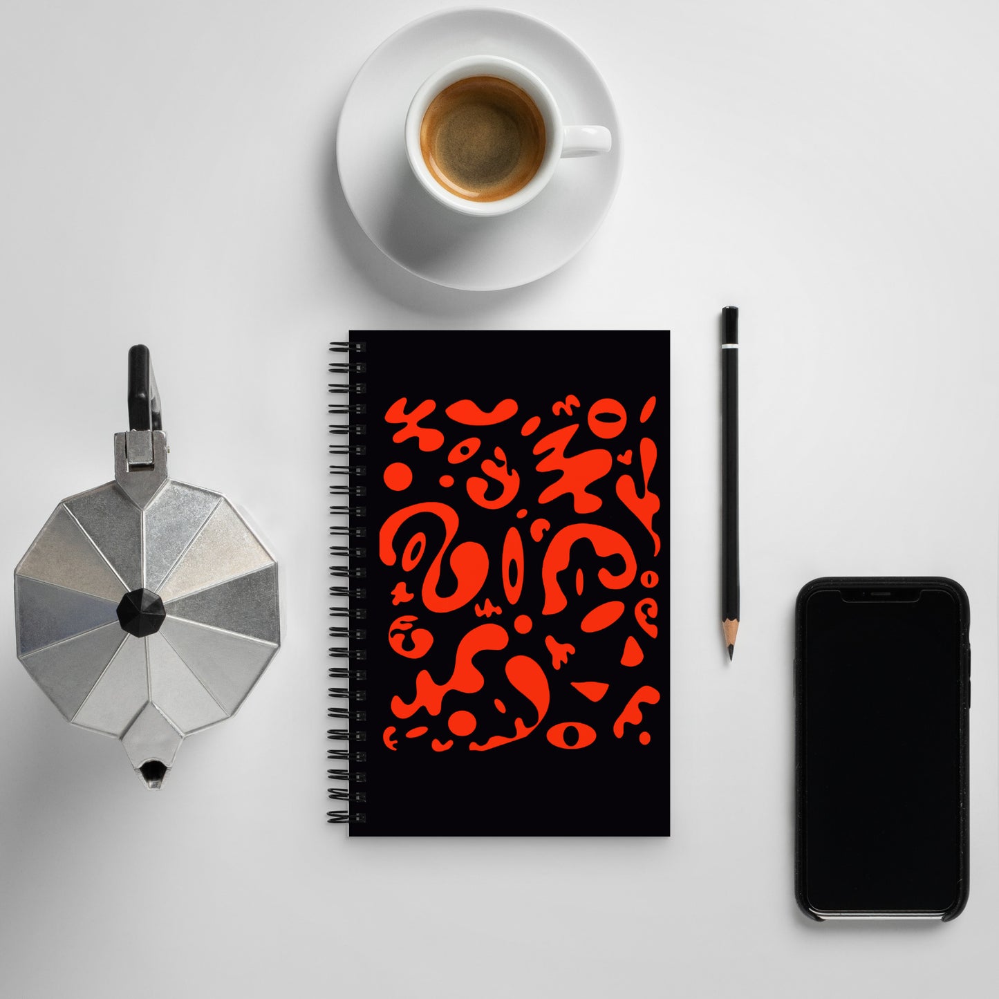 BRIGHT FUTURE SPRIAL NOTEBOOK (DOTTED) - Black Magic Woman