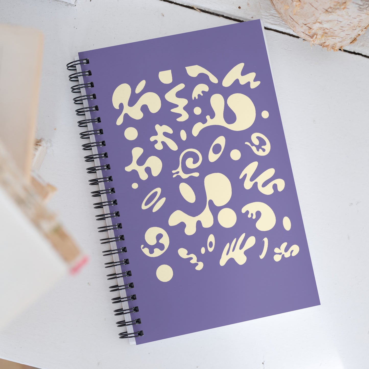 BRIGHT FUTURE SPRIAL NOTEBOOK (DOTTED) - Purple Rain