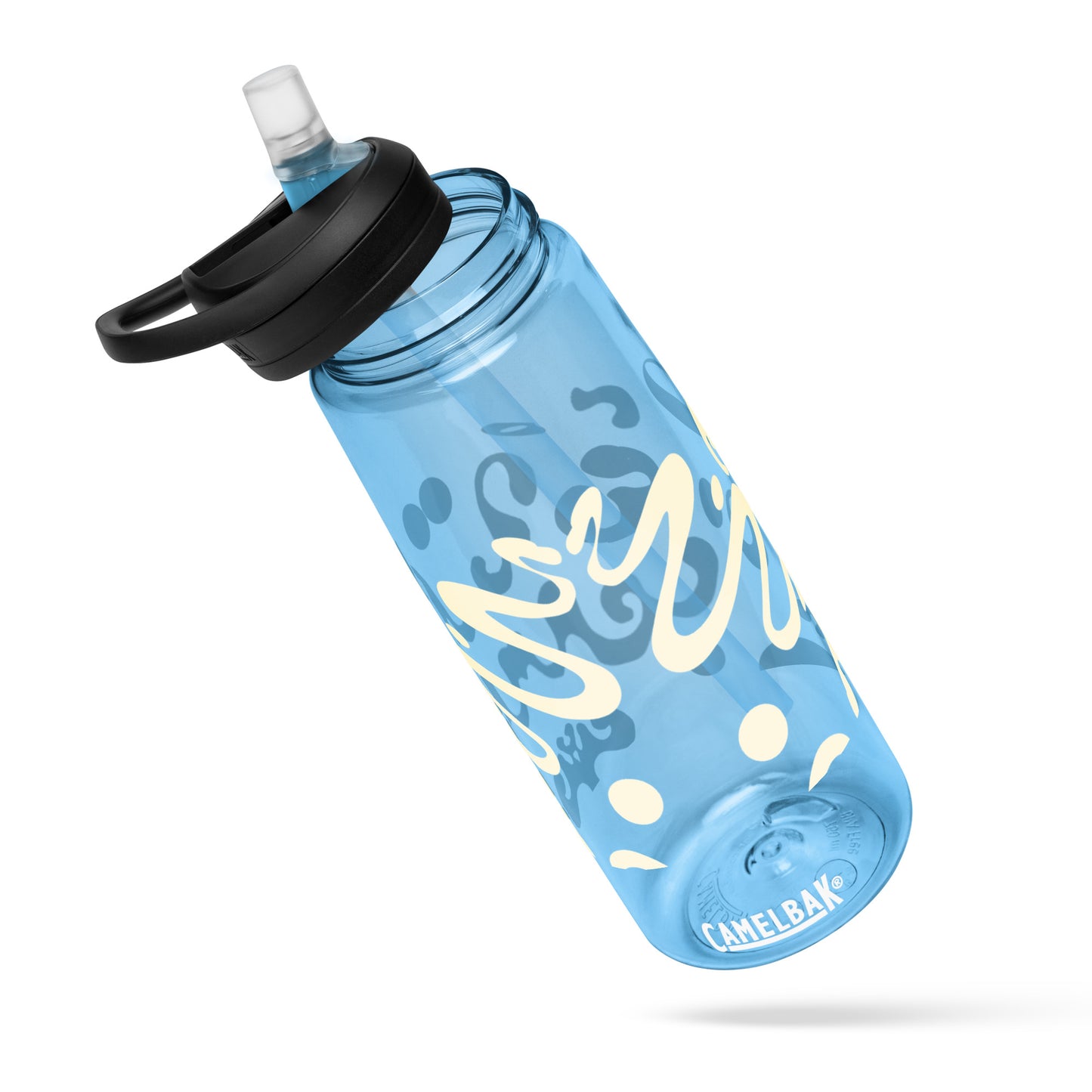 NOURISH'D SPORTS WATER BOTTLE | CamelBak Eddy®+ - Warm White Print