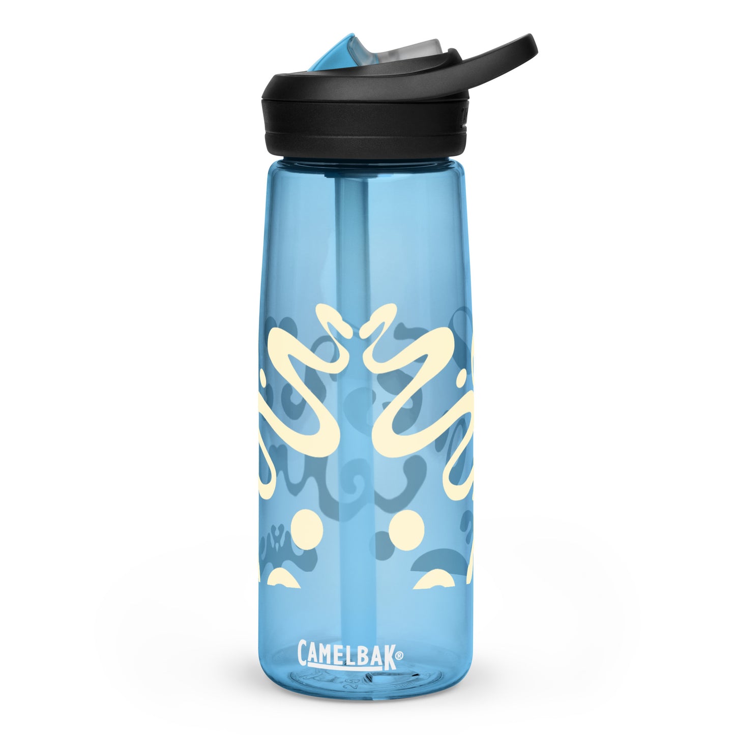 NOURISH'D SPORTS WATER BOTTLE | CamelBak Eddy®+ - Warm White Print