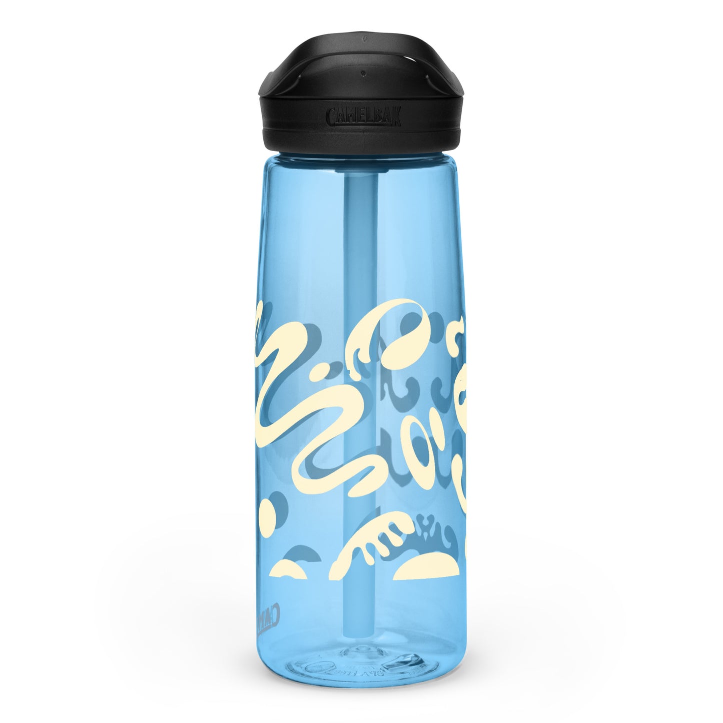 NOURISH'D SPORTS WATER BOTTLE | CamelBak Eddy®+ - Warm White Print