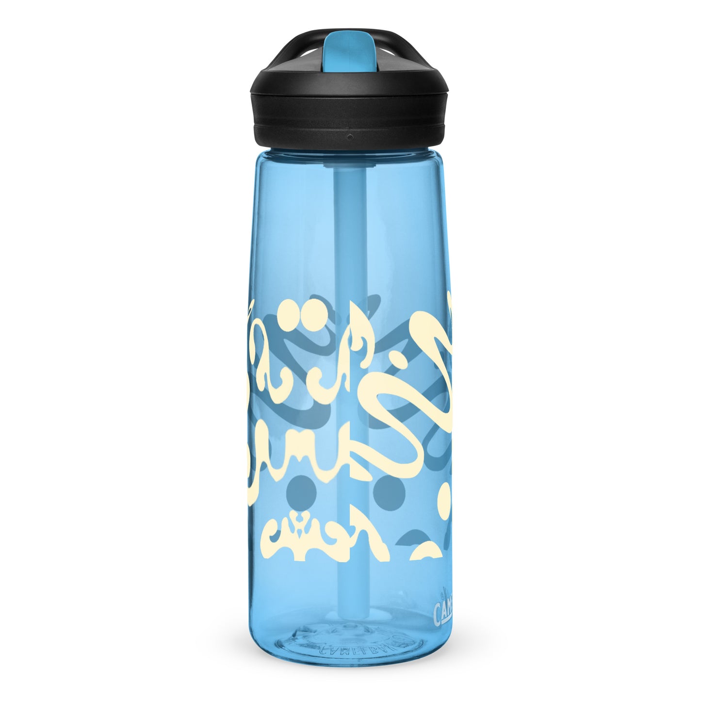 NOURISH'D SPORTS WATER BOTTLE | CamelBak Eddy®+ - Warm White Print