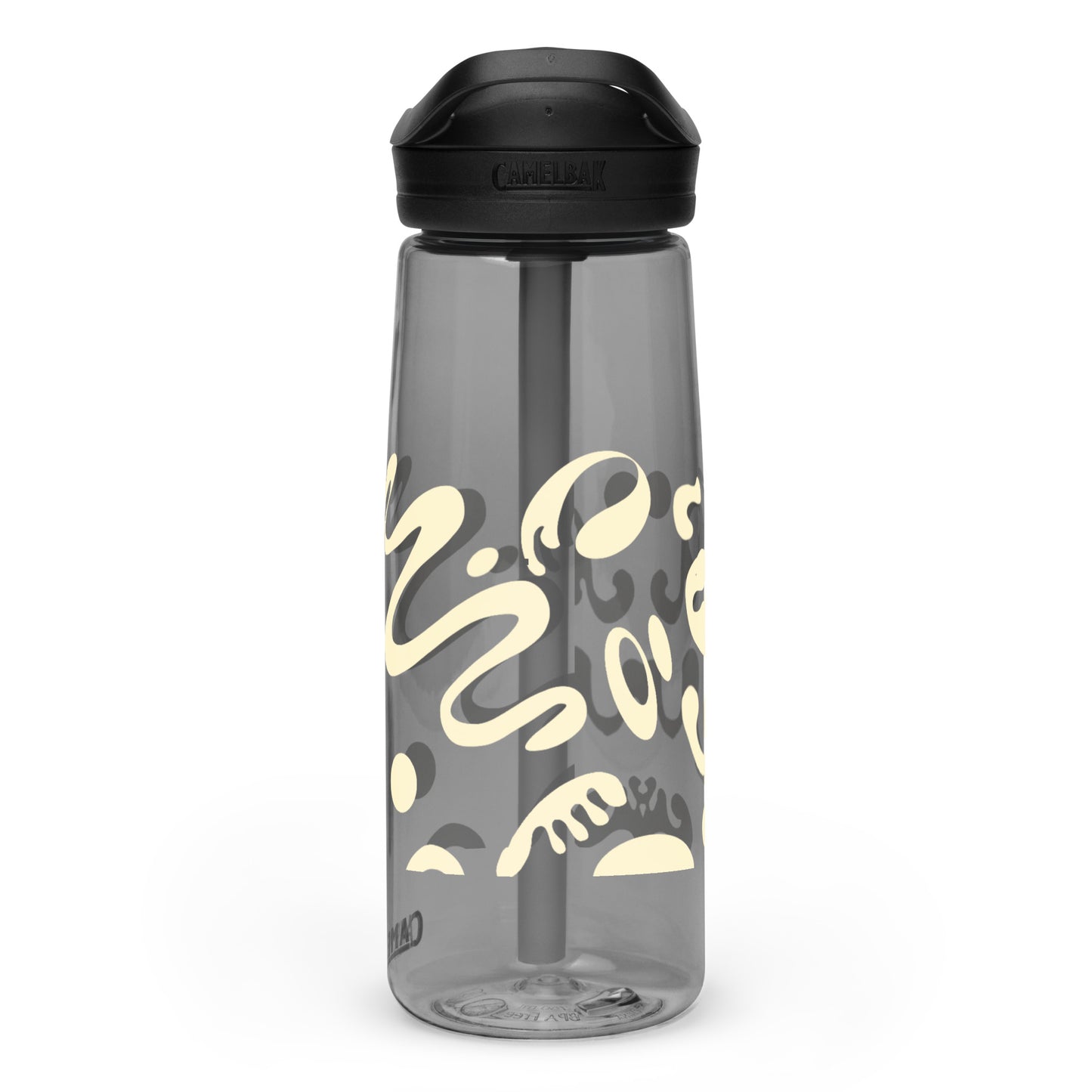 NOURISH'D SPORTS WATER BOTTLE | CamelBak Eddy®+ - Warm White Print