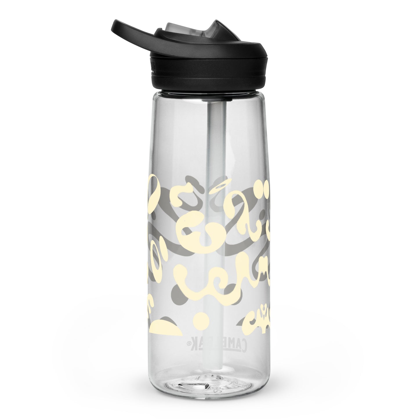 NOURISH'D SPORTS WATER BOTTLE | CamelBak Eddy®+ - Warm White Print