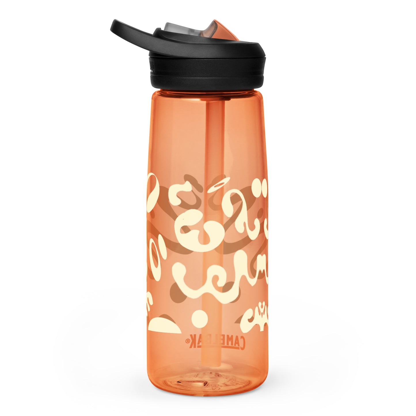 NOURISH'D SPORTS WATER BOTTLE | CamelBak Eddy®+ - Warm White Print