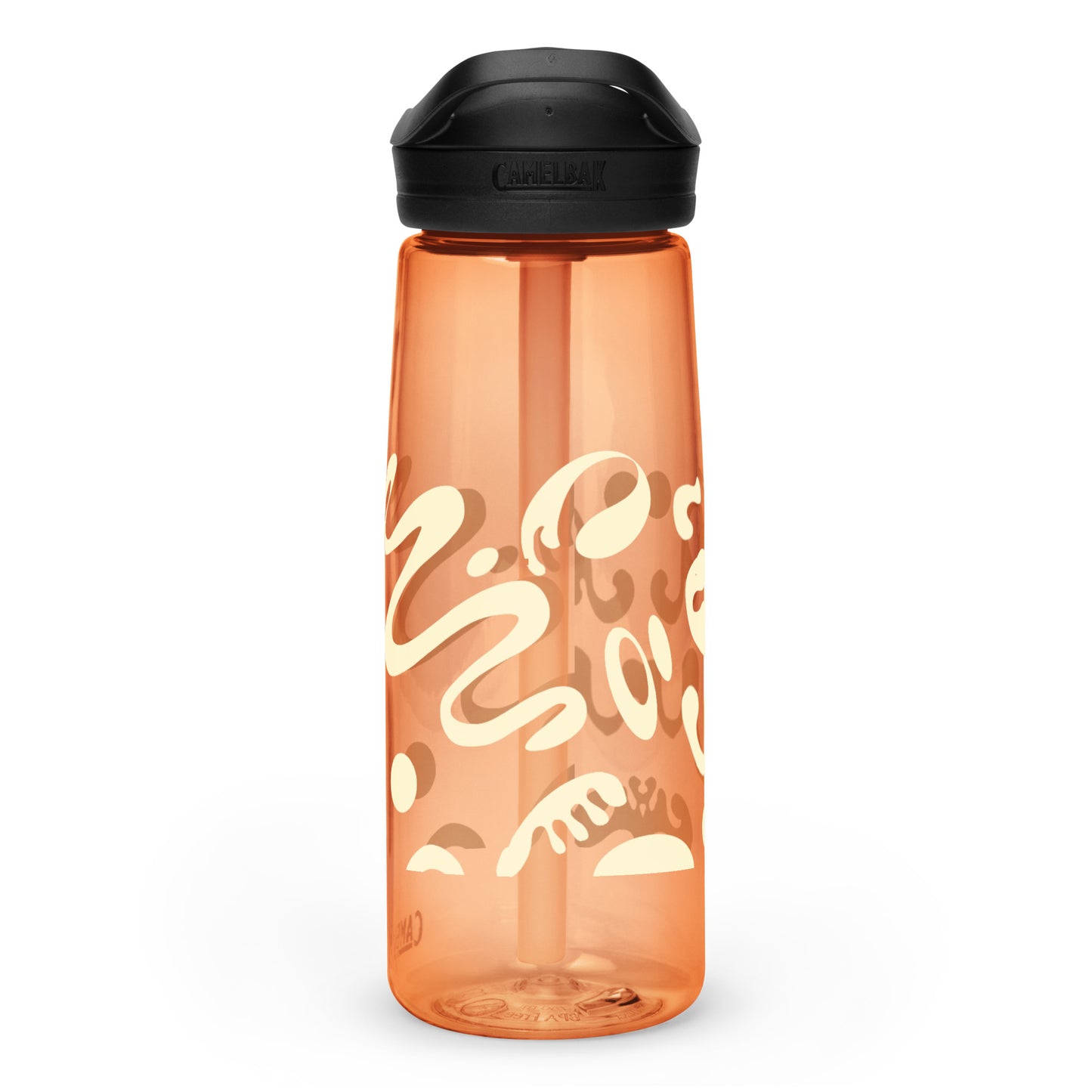 NOURISH'D SPORTS WATER BOTTLE | CamelBak Eddy®+ - Warm White Print