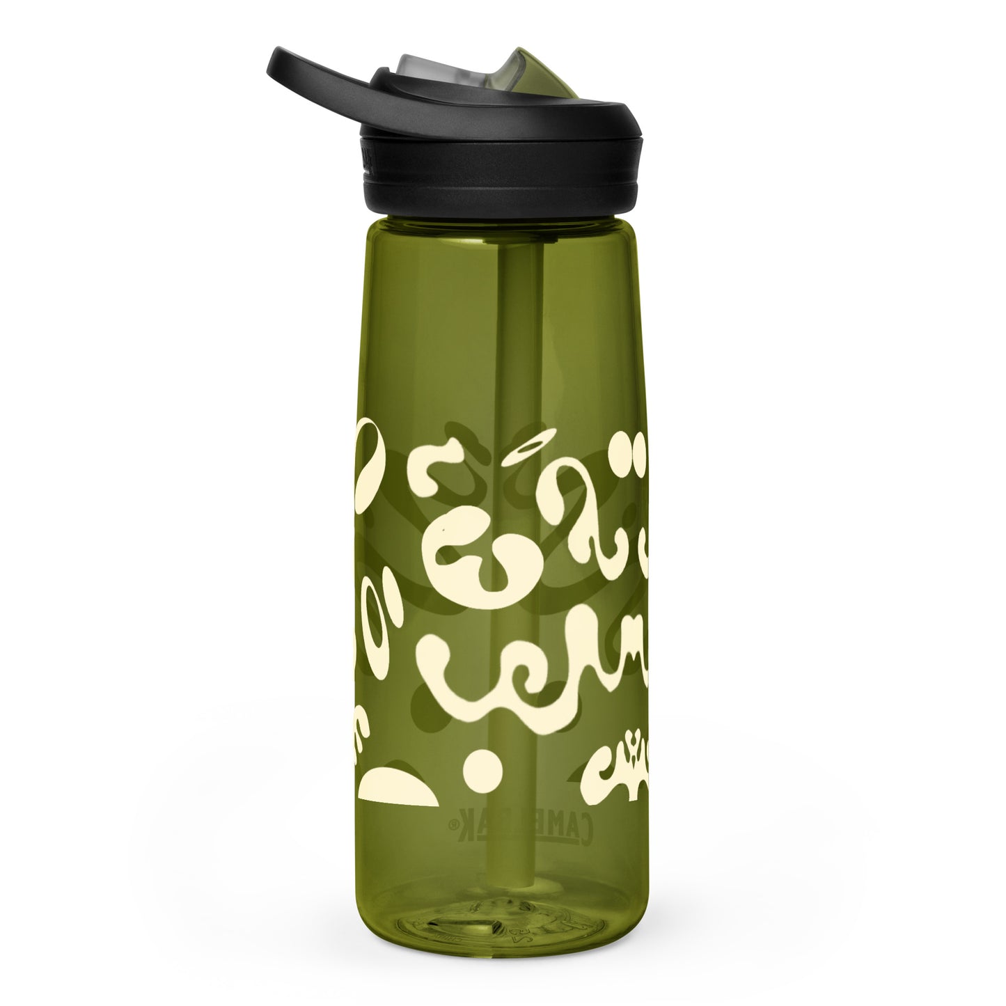 NOURISH'D SPORTS WATER BOTTLE | CamelBak Eddy®+ - Warm White Print