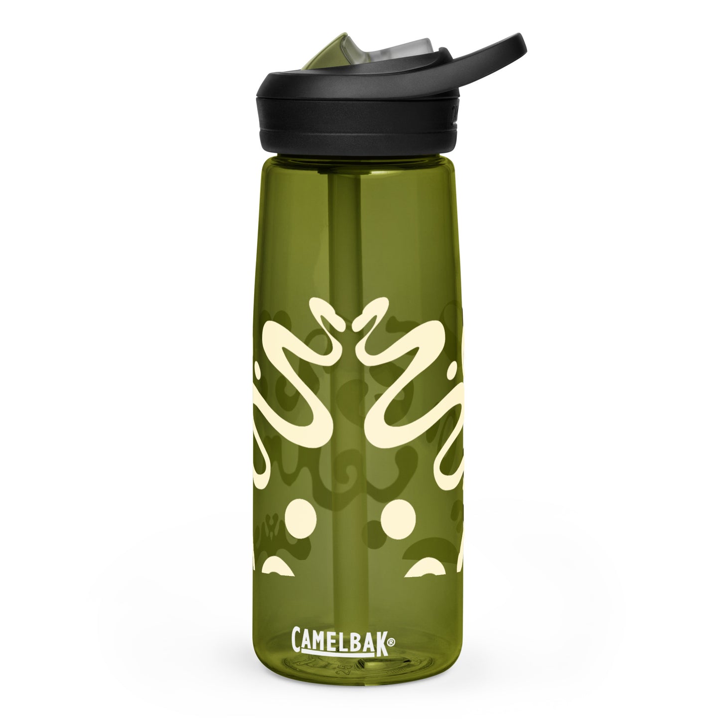 NOURISH'D SPORTS WATER BOTTLE | CamelBak Eddy®+ - Warm White Print