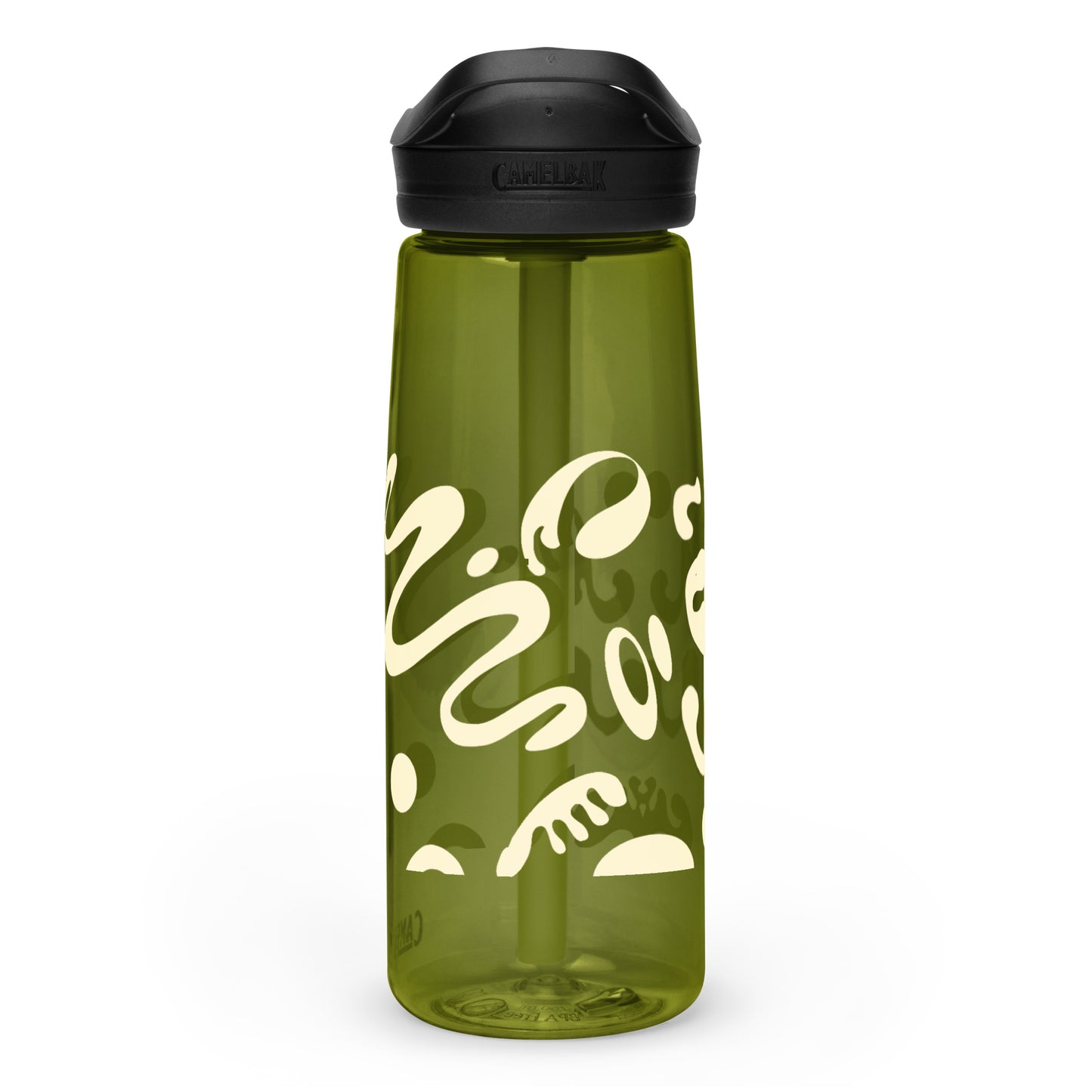 NOURISH'D SPORTS WATER BOTTLE | CamelBak Eddy®+ - Warm White Print