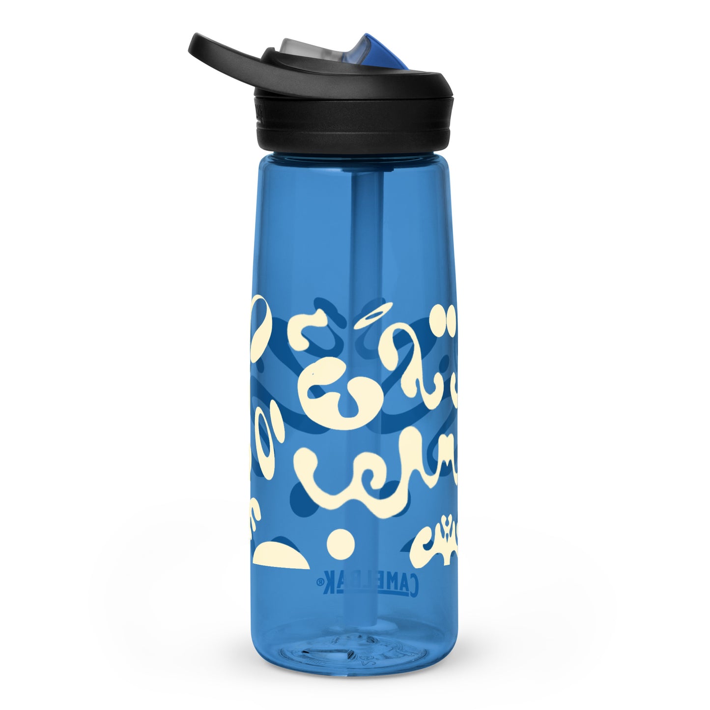 NOURISH'D SPORTS WATER BOTTLE | CamelBak Eddy®+ - Warm White Print