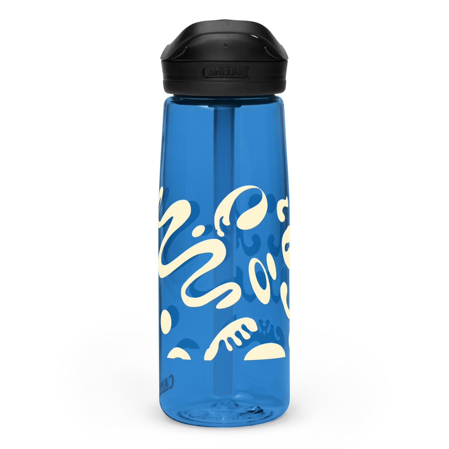 NOURISH'D SPORTS WATER BOTTLE | CamelBak Eddy®+ - Warm White Print