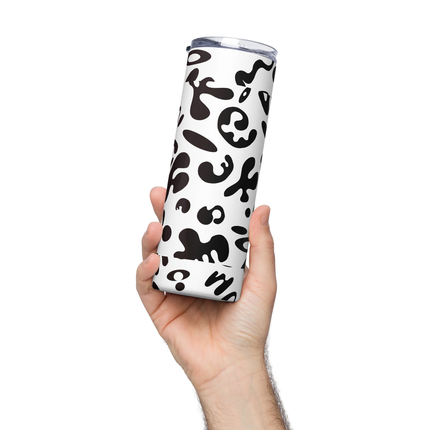 NOURISH'D STAINLESS STEEL TALL TUMBLER - Starlight White Print