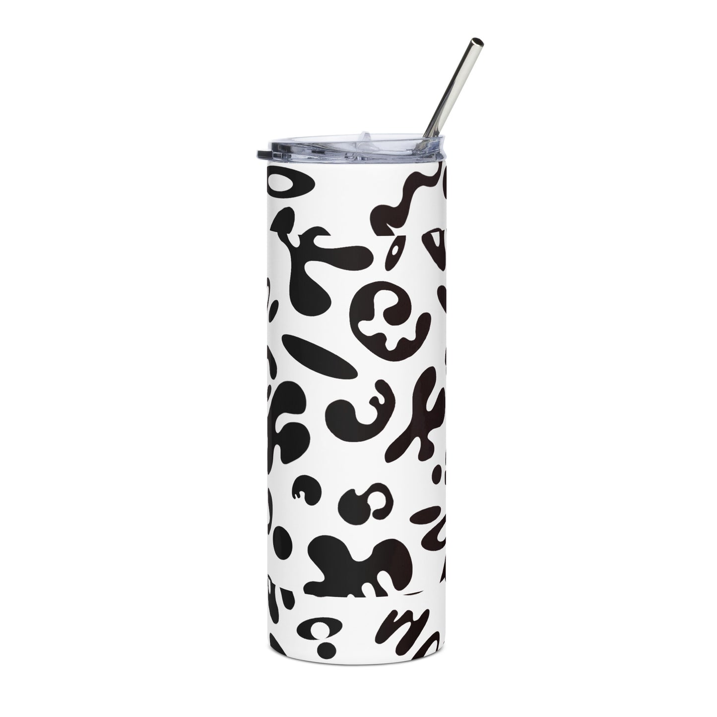 NOURISH'D STAINLESS STEEL TALL TUMBLER - Starlight White Print