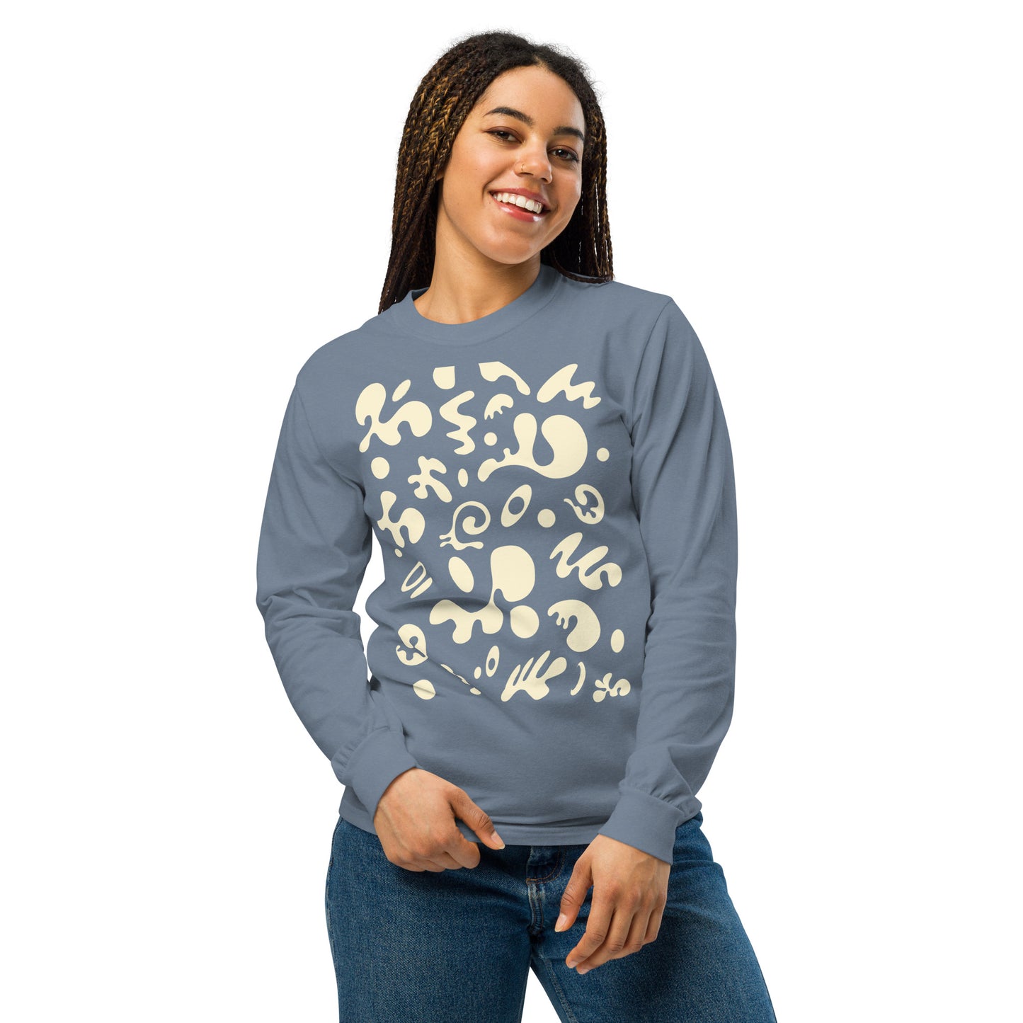 DEEP DREAM UNISEX HEAVYWEIGHT LONG-SLEEVE TEE