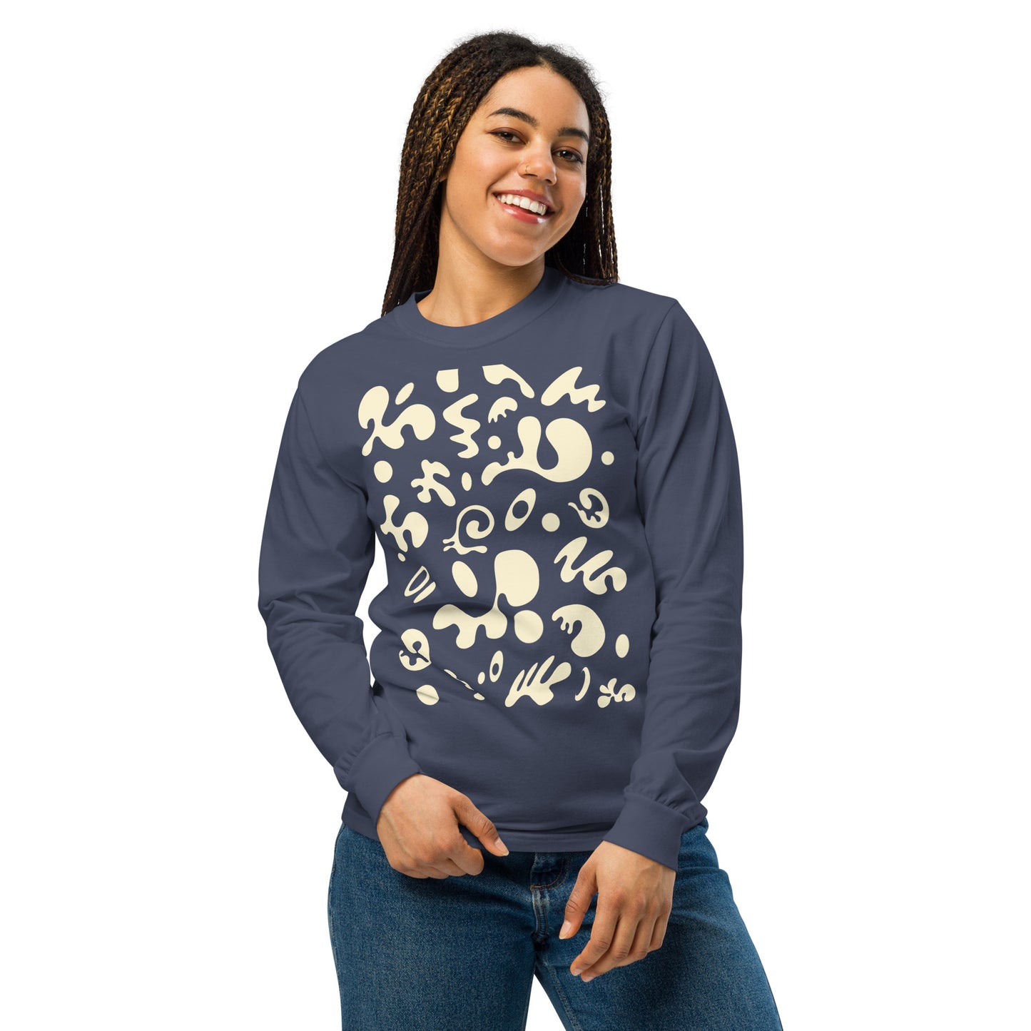 DEEP DREAM UNISEX HEAVYWEIGHT LONG-SLEEVE TEE