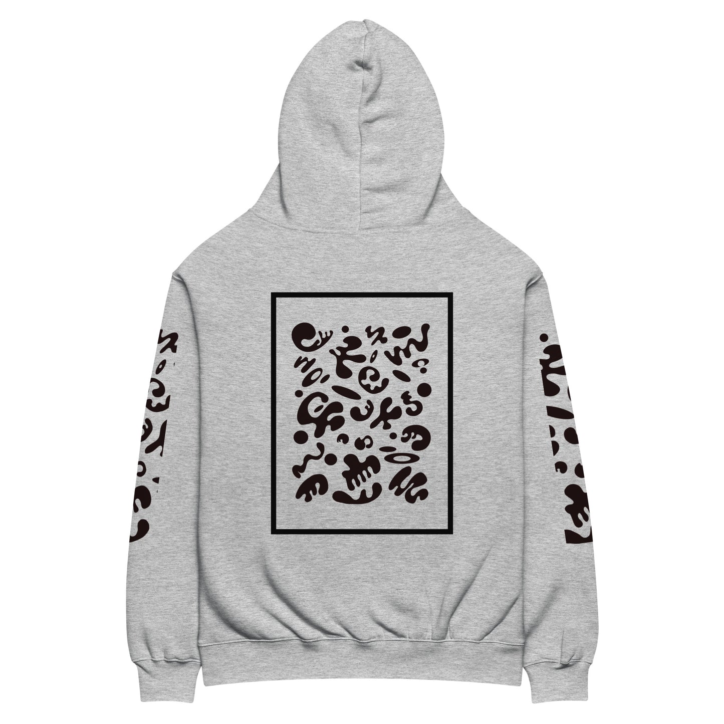 ADORN'D MULTI PRINT UNISEX OVERSIZED HOODIE