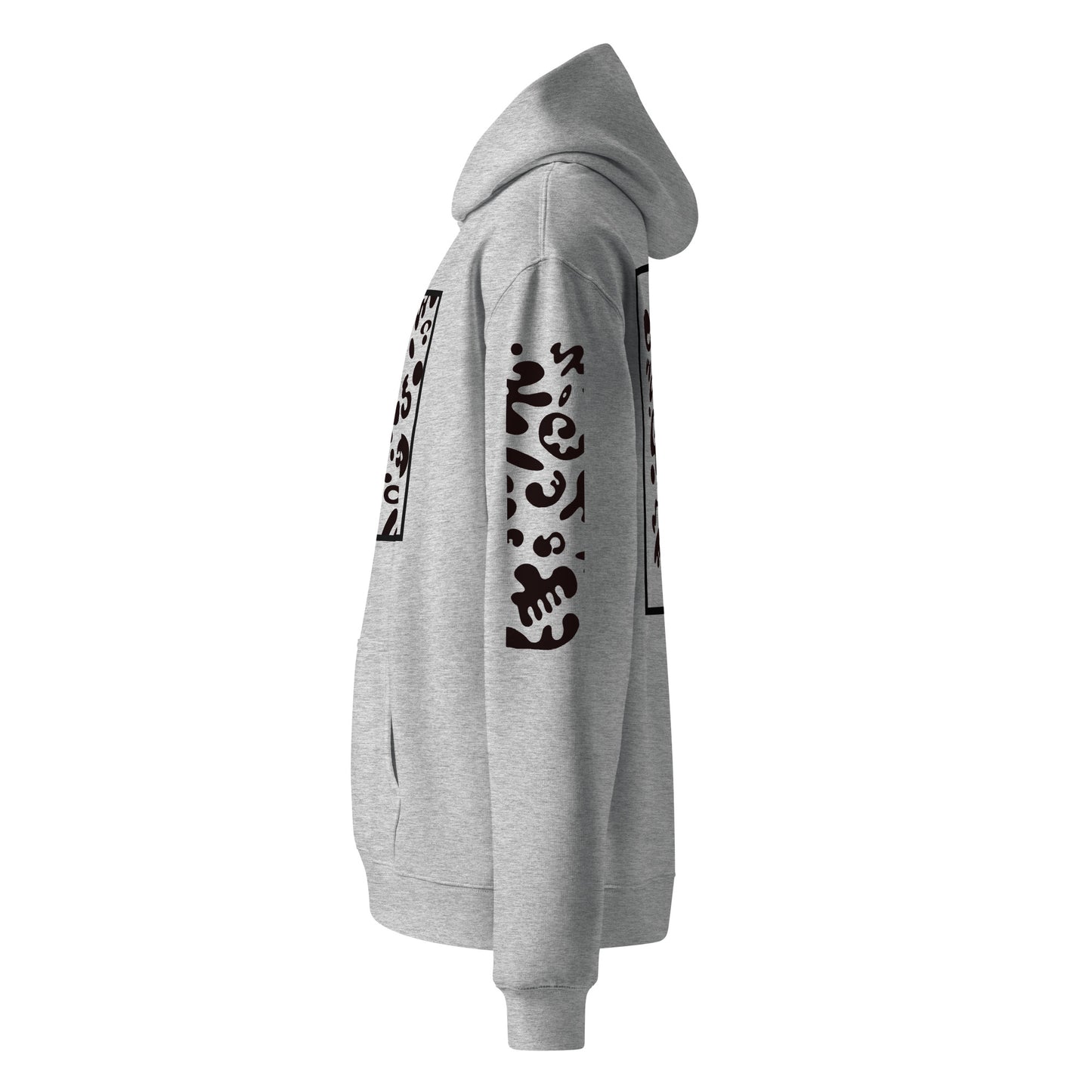 ADORN'D MULTI PRINT UNISEX OVERSIZED HOODIE