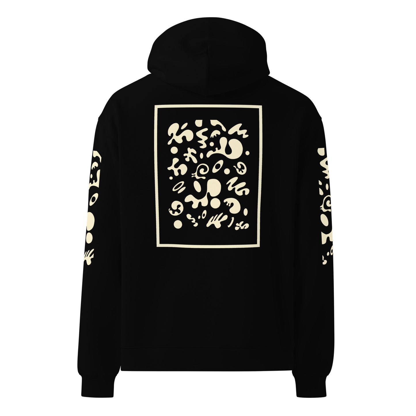 ADORN'D MULTI PRINT UNISEX OVERSIZED HOODIE