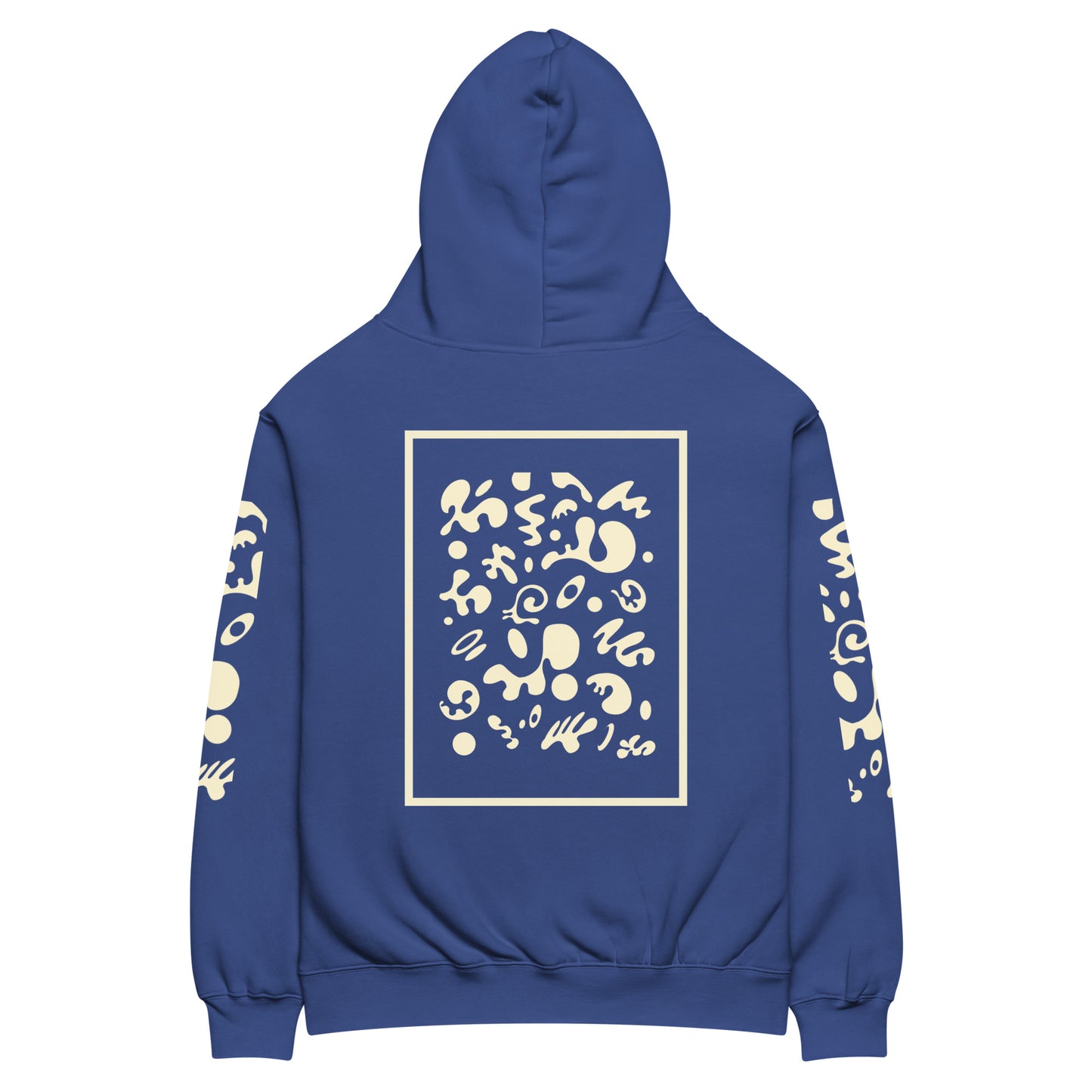 ADORN'D MULTI PRINT UNISEX OVERSIZED HOODIE