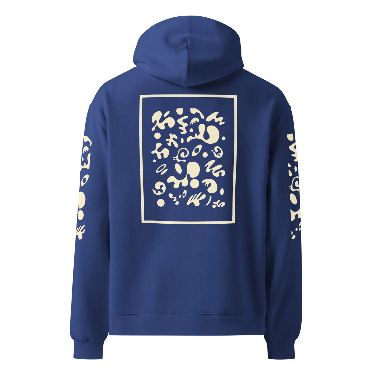 ADORN'D MULTI PRINT UNISEX OVERSIZED HOODIE