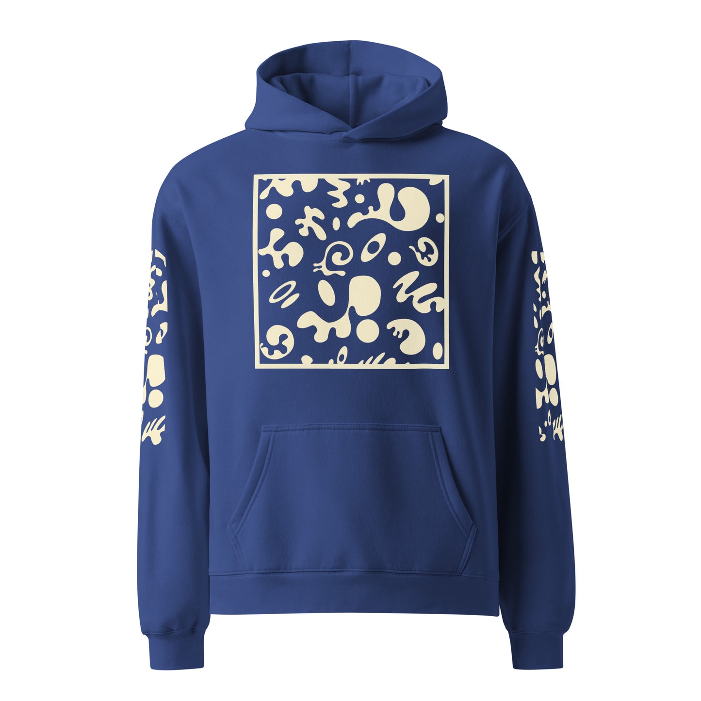 ADORN'D MULTI PRINT UNISEX OVERSIZED HOODIE