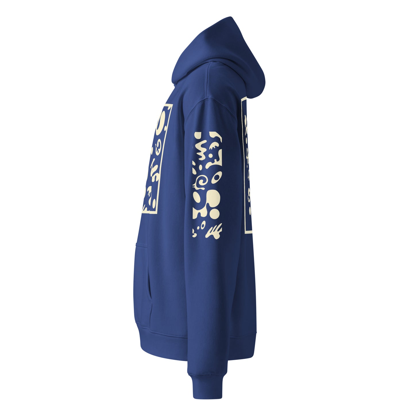 ADORN'D MULTI PRINT UNISEX OVERSIZED HOODIE