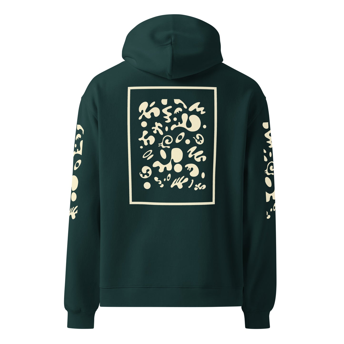 ADORN'D MULTI PRINT UNISEX OVERSIZED HOODIE