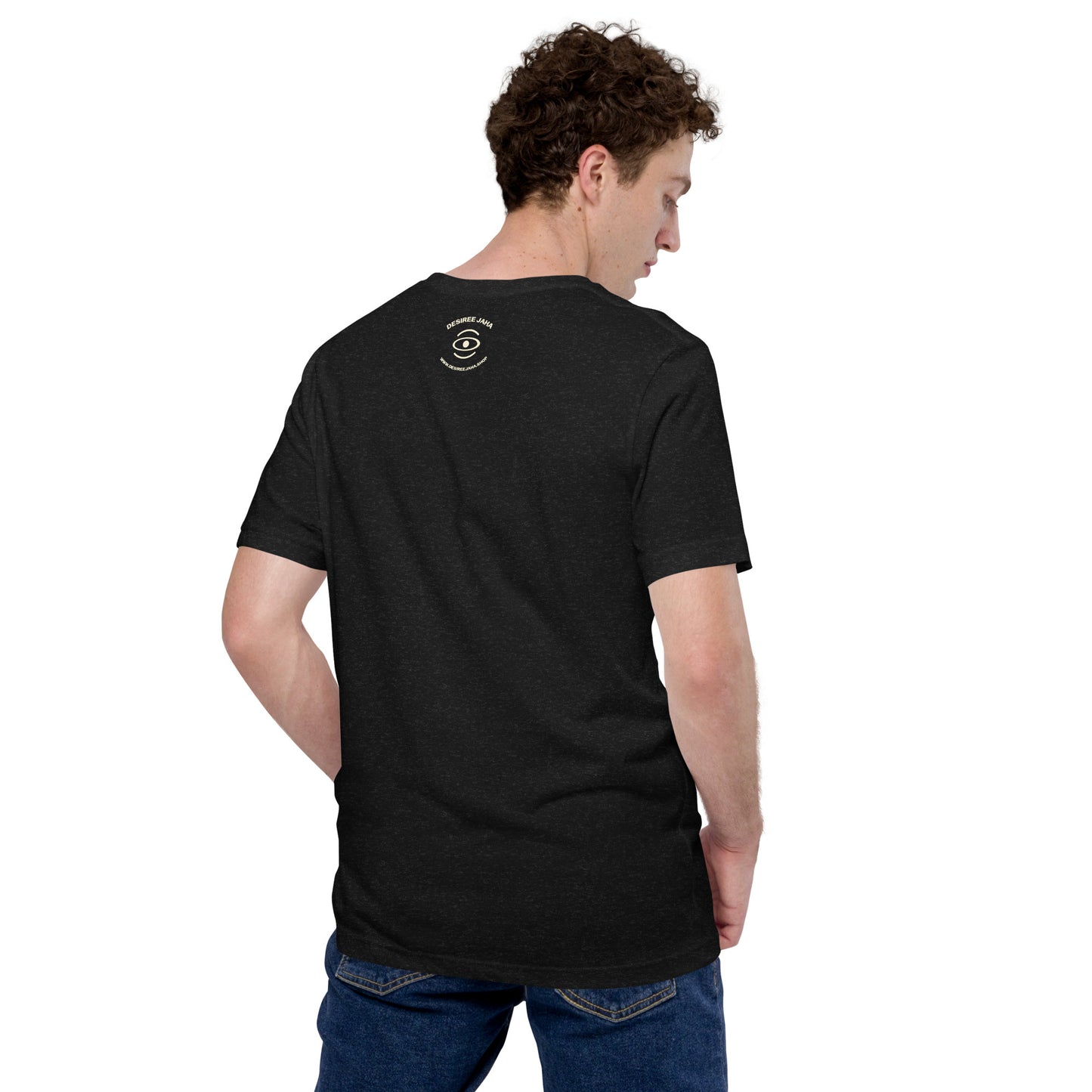 DEEP DREAM ORIGINAL PRINT UNISEX T-SHIRT - Smoke Black