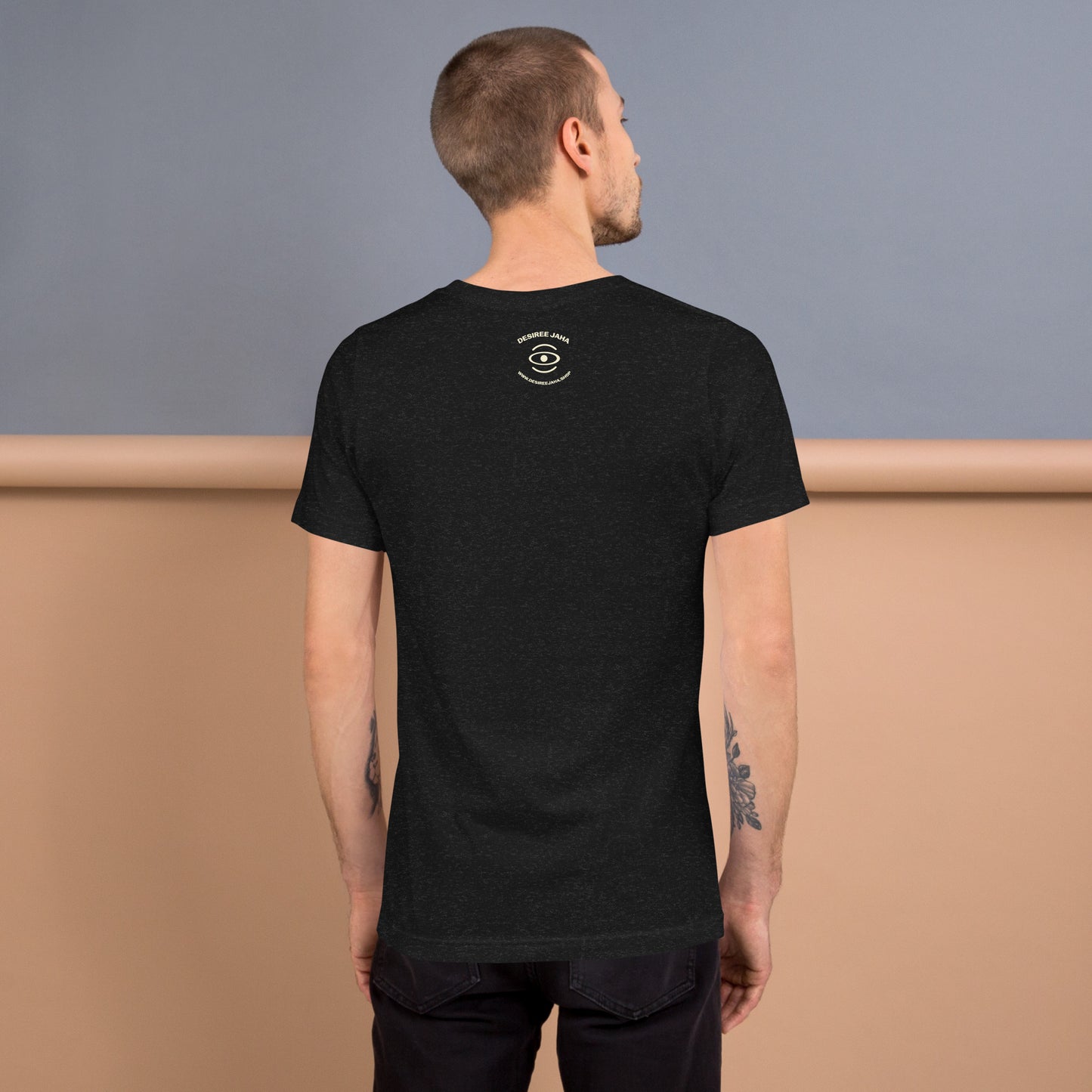 ADORN'D EMBLEM T-SHIRT - Smoke Black Logo