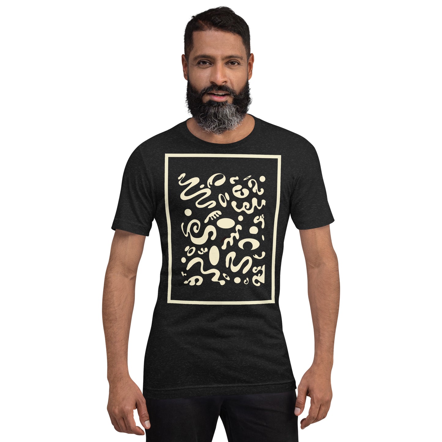 DEEP DREAM ORIGINAL PRINT UNISEX T-SHIRT - Smoke Black