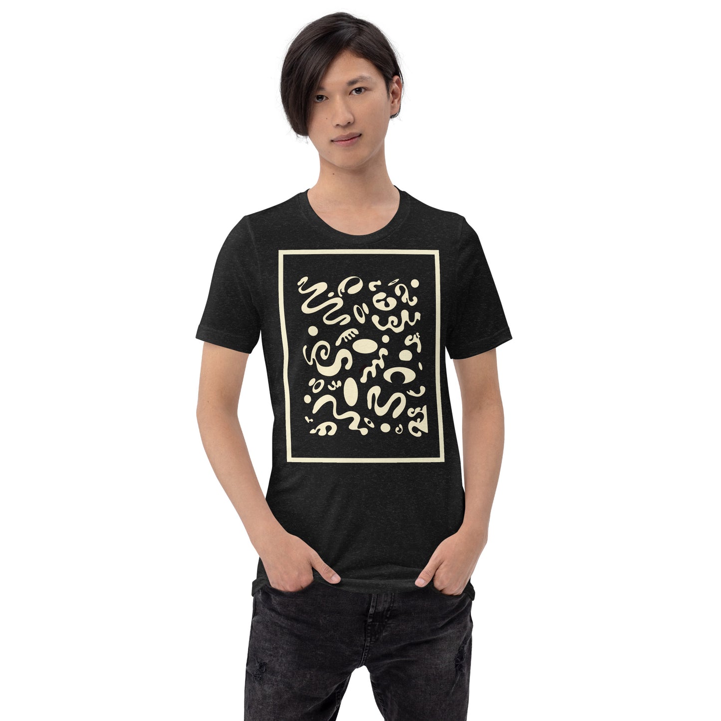 DEEP DREAM ORIGINAL PRINT UNISEX T-SHIRT - Smoke Black