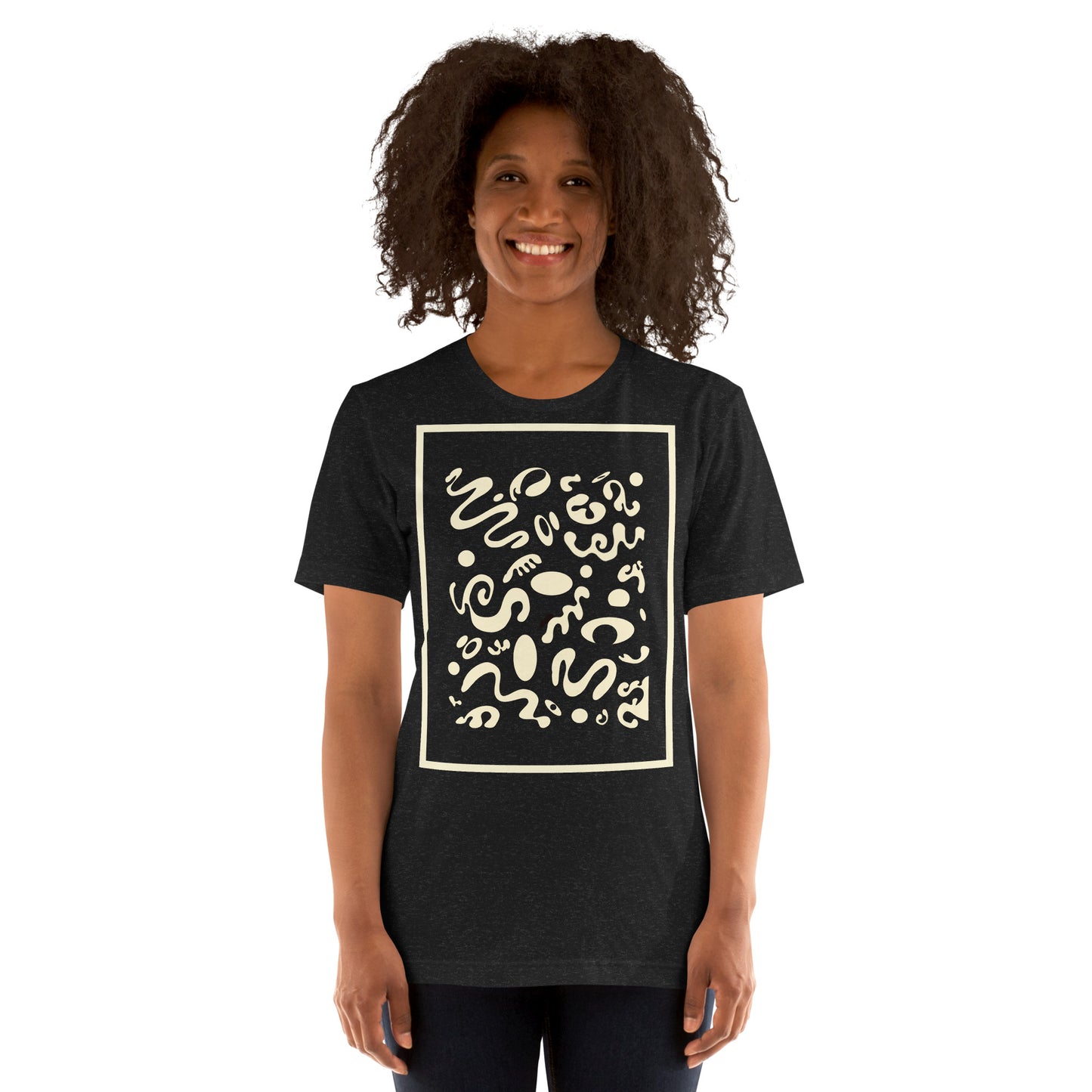 DEEP DREAM ORIGINAL PRINT UNISEX T-SHIRT - Smoke Black