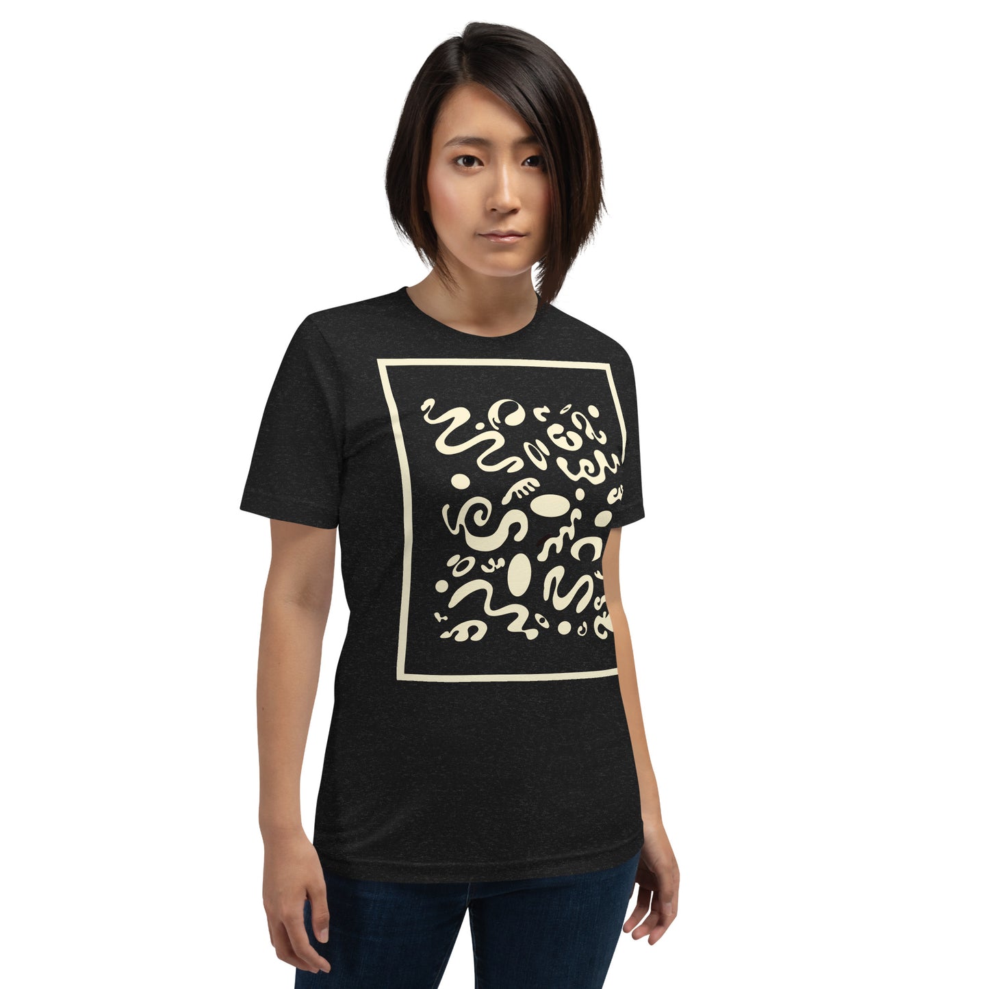 DEEP DREAM ORIGINAL PRINT UNISEX T-SHIRT - Smoke Black