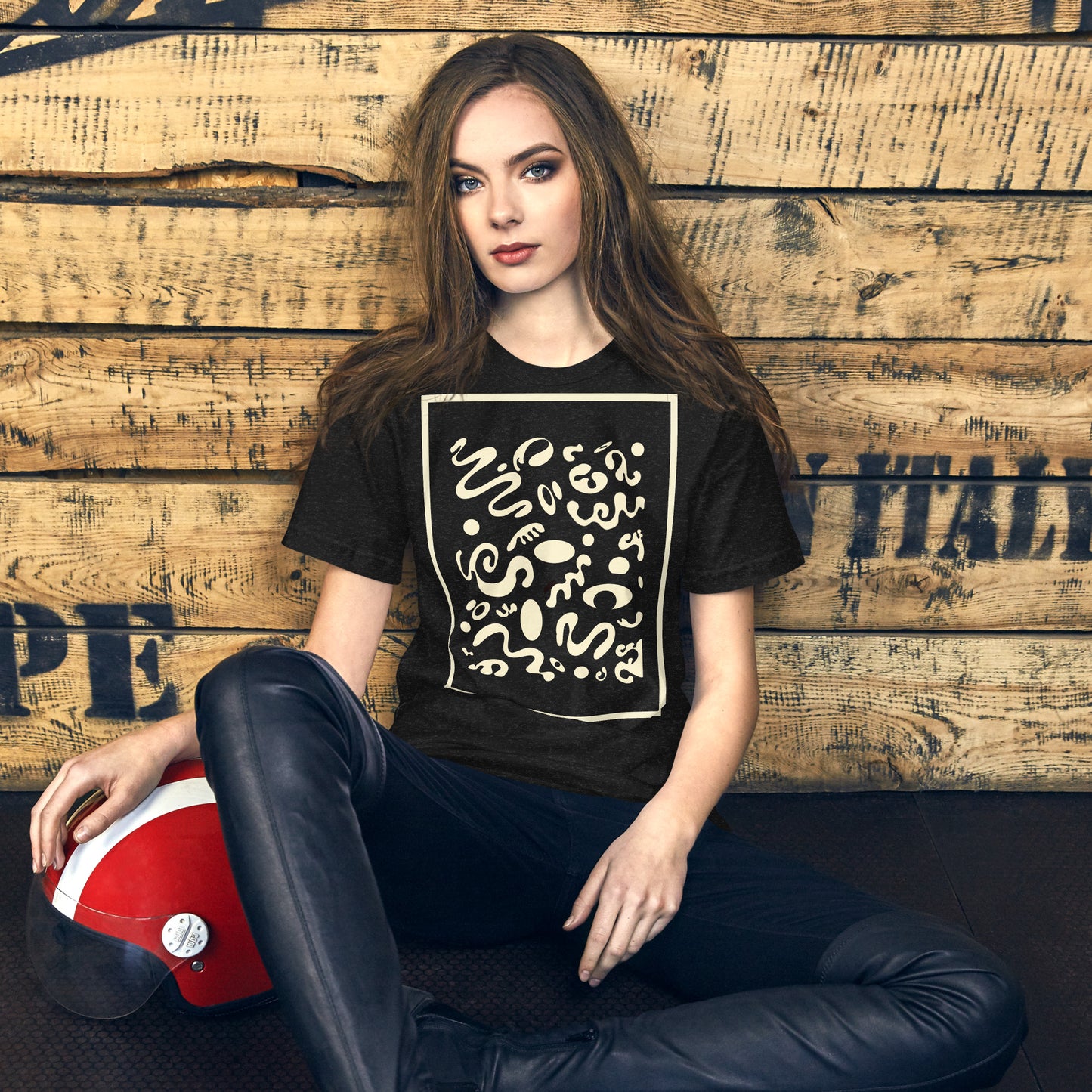 DEEP DREAM ORIGINAL PRINT UNISEX T-SHIRT - Smoke Black