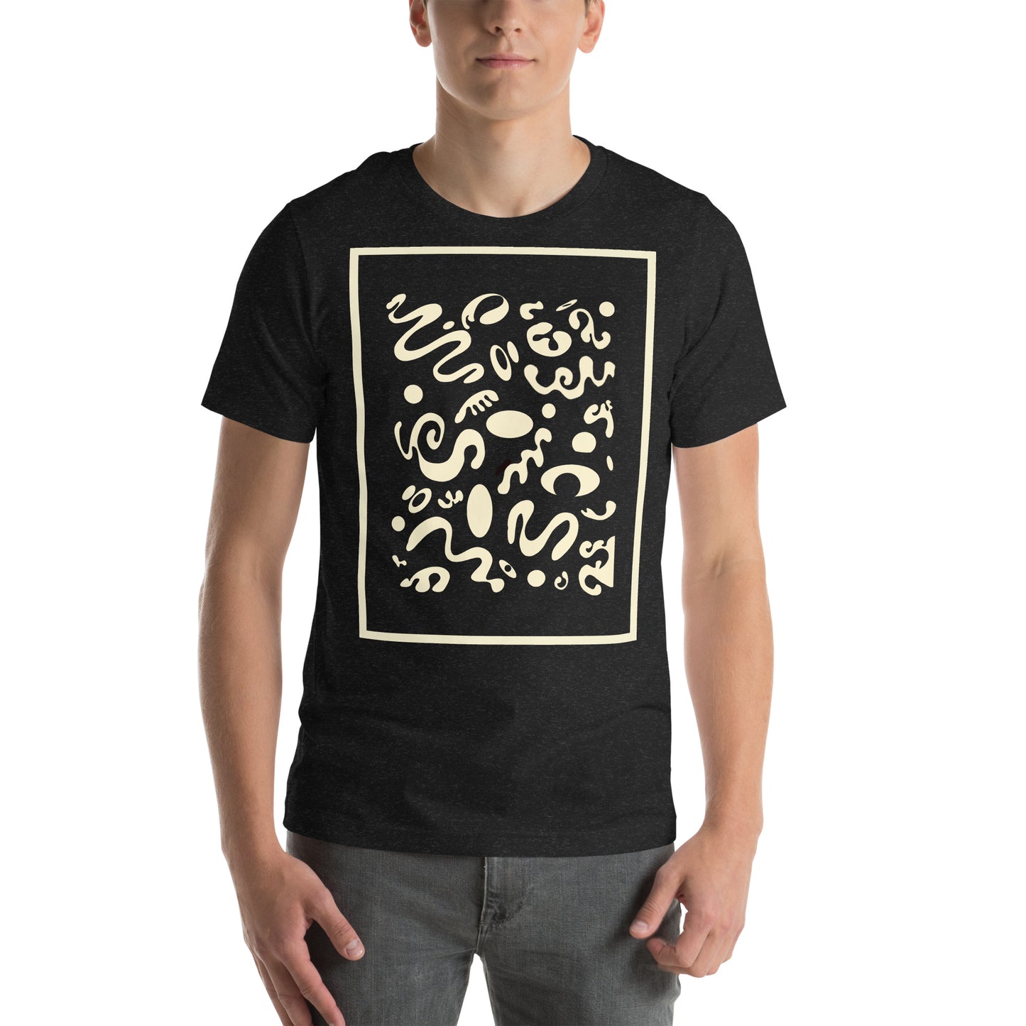 DEEP DREAM ORIGINAL PRINT UNISEX T-SHIRT - Smoke Black