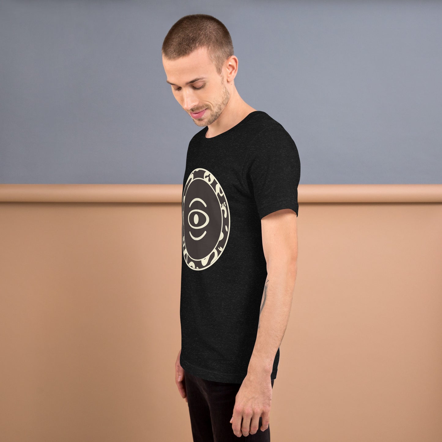 ADORN'D EMBLEM T-SHIRT - Smoke Black Logo