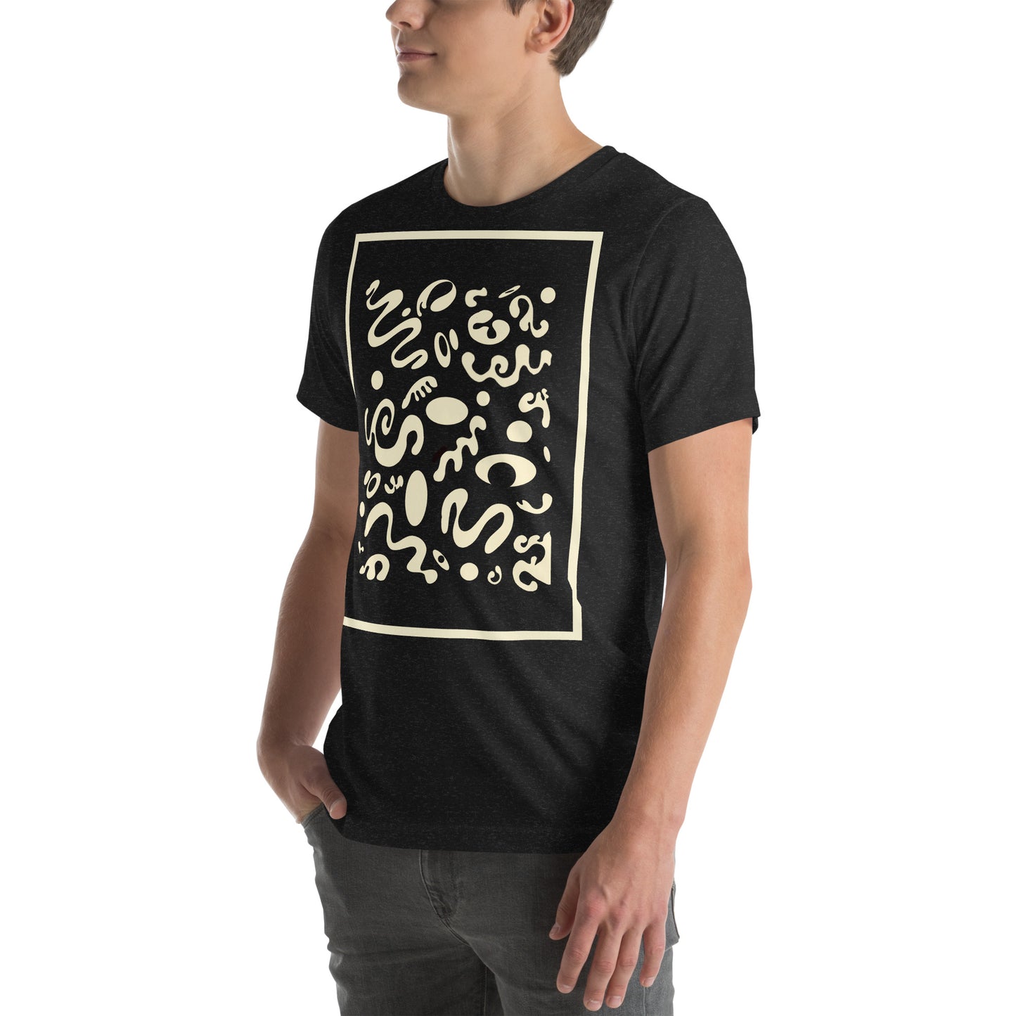 DEEP DREAM ORIGINAL PRINT UNISEX T-SHIRT - Smoke Black