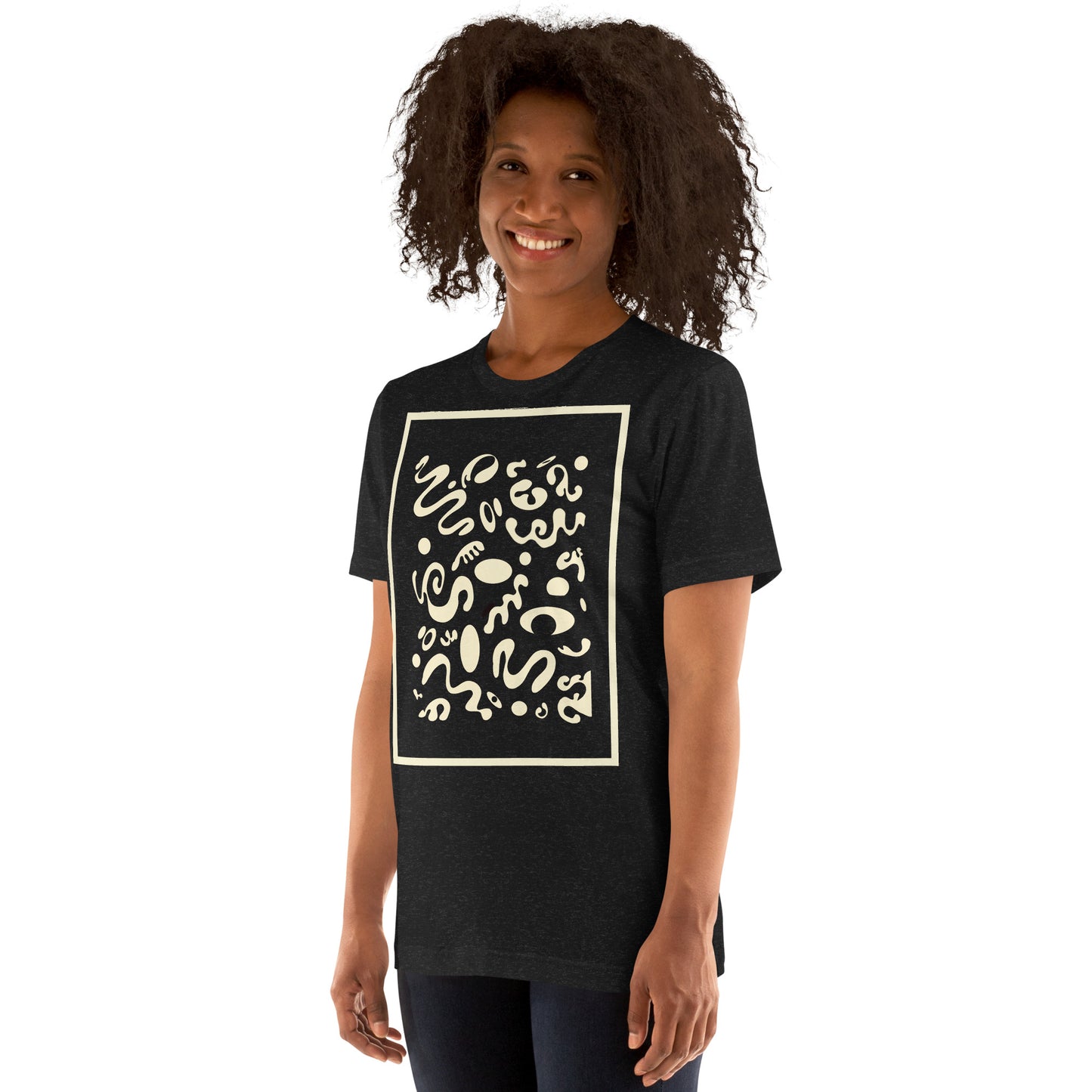 DEEP DREAM ORIGINAL PRINT UNISEX T-SHIRT - Smoke Black