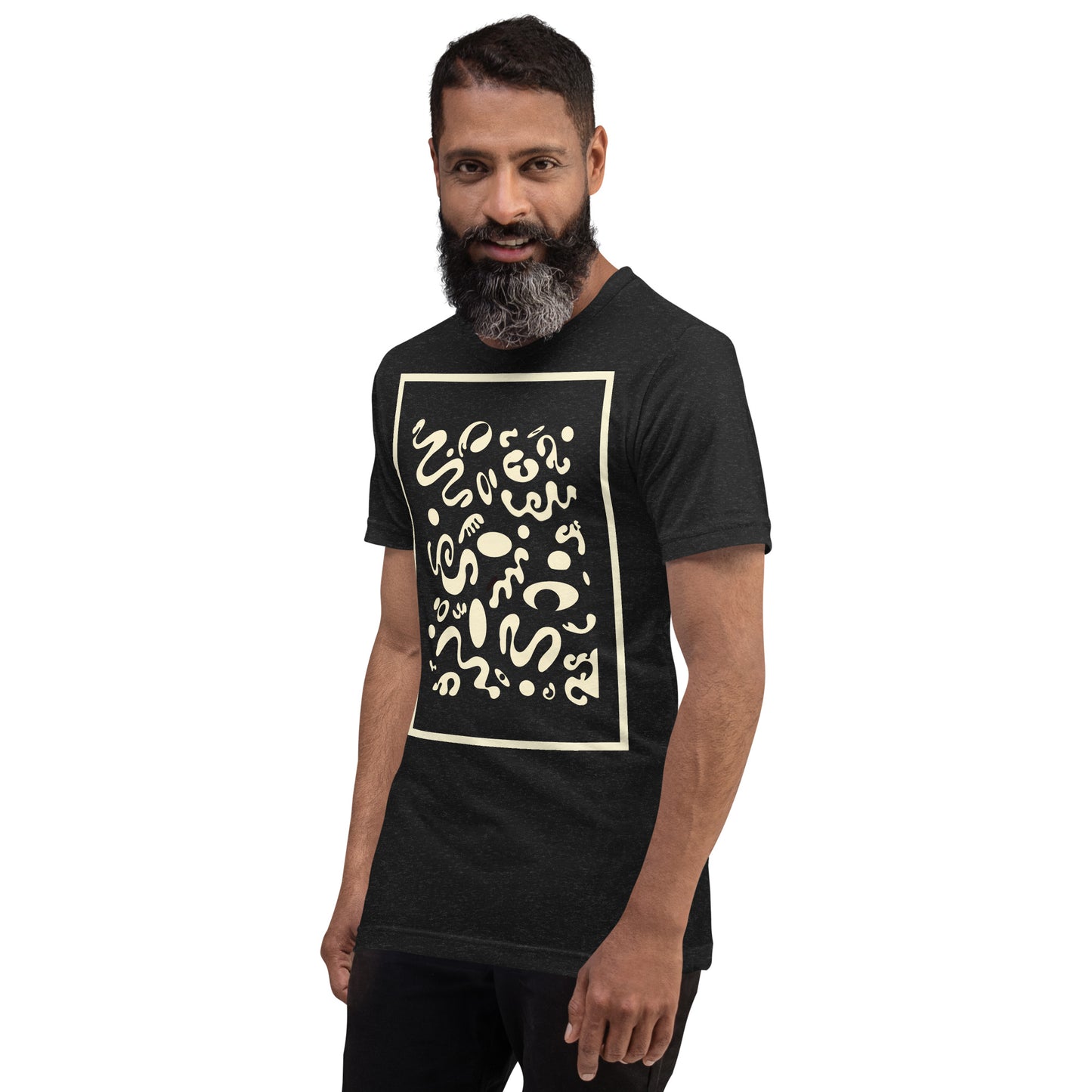 DEEP DREAM ORIGINAL PRINT UNISEX T-SHIRT - Smoke Black