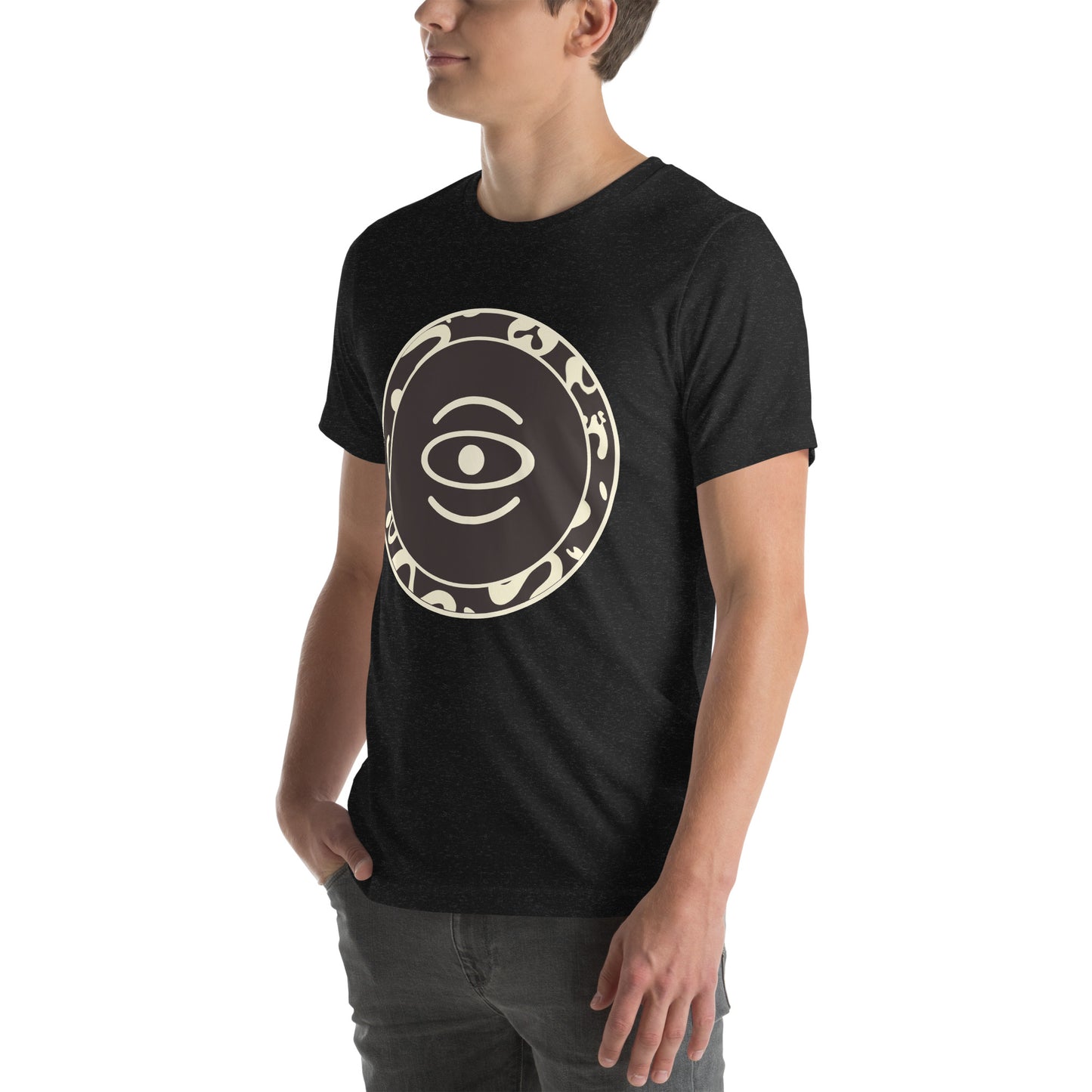 ADORN'D EMBLEM T-SHIRT - Smoke Black Logo